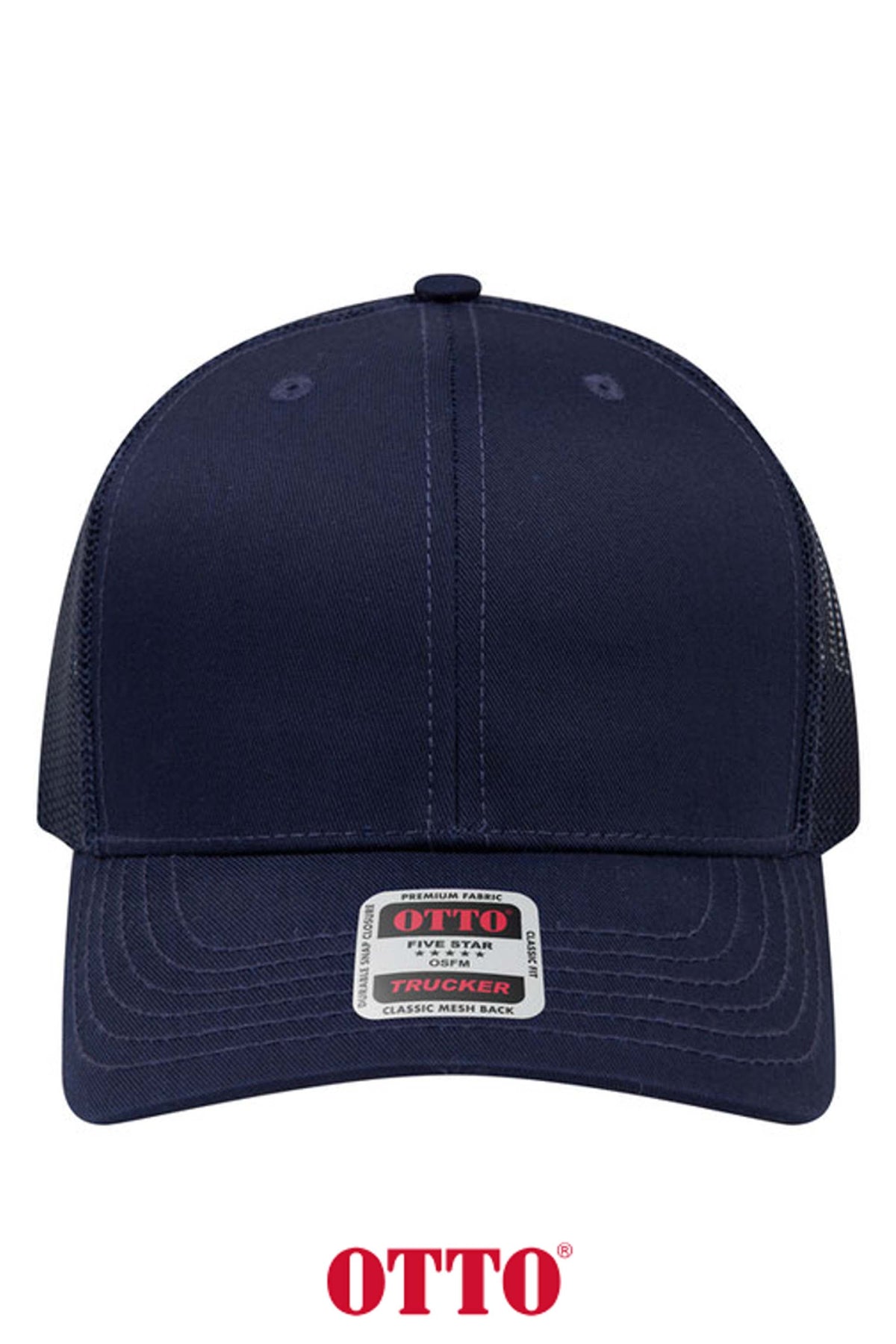 OTTO CAP® 6 Panel Mid Profile Mesh Back Trucker Hat