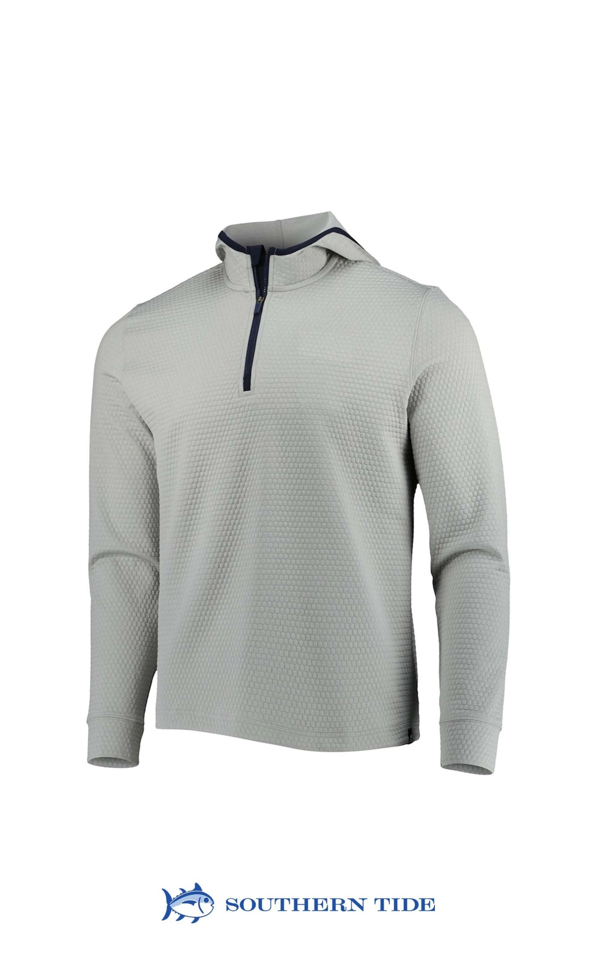 Southern Tide Scuttle Hoodie Perf Heather Qzip