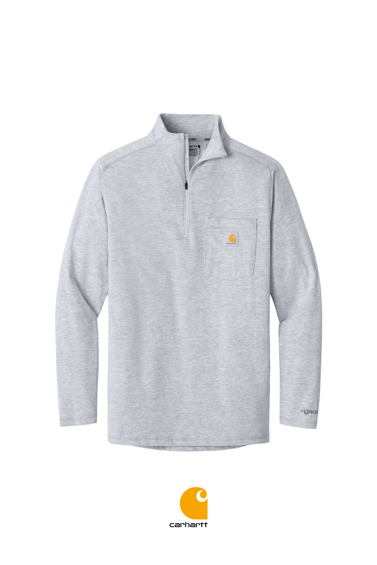 Carhartt Force® 1/4-Zip Long Sleeve T-Shirt