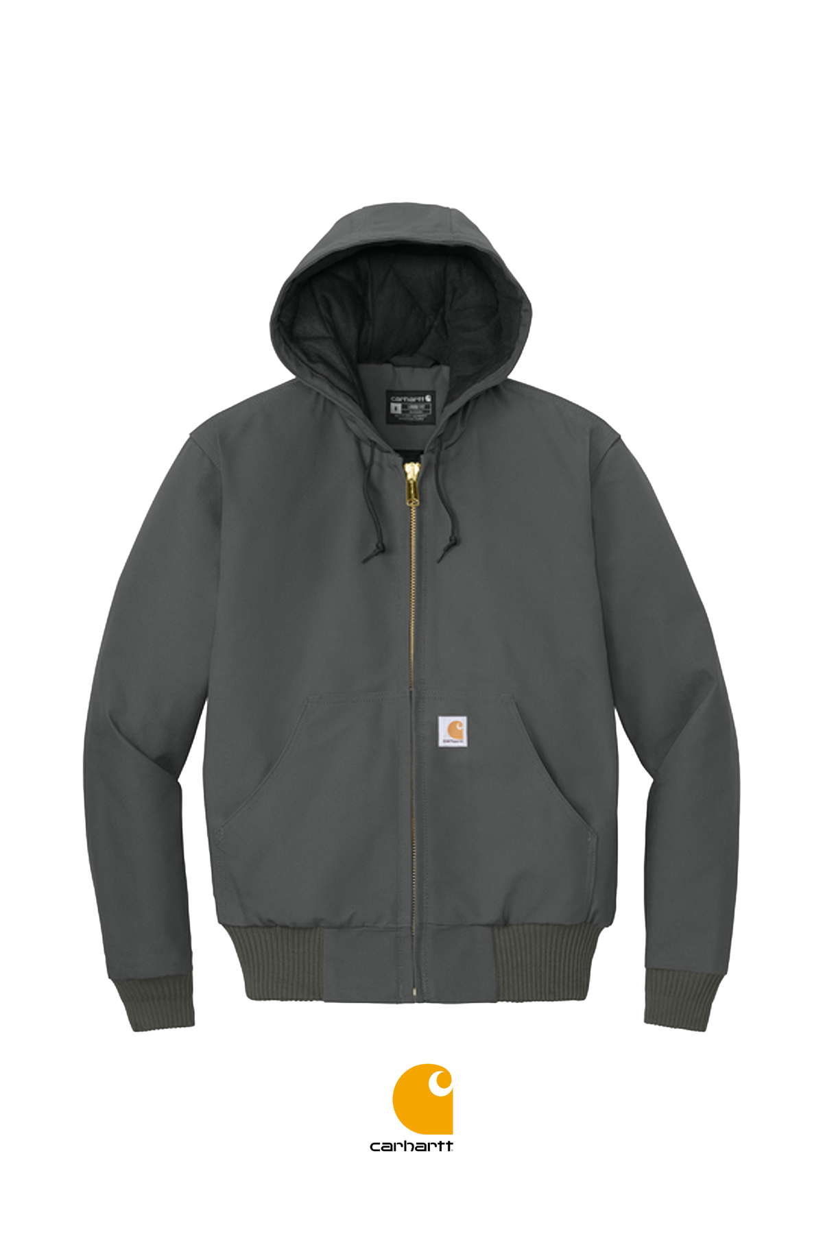 Carhartt® Quilted-Flannel-Lined Duck Active Jac