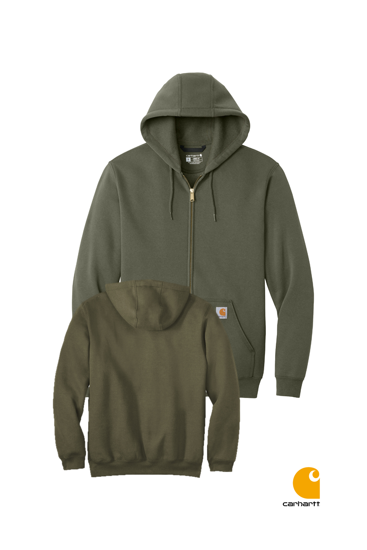 Carhartt® Midweight Hooded Zip-Front Sweatshirt