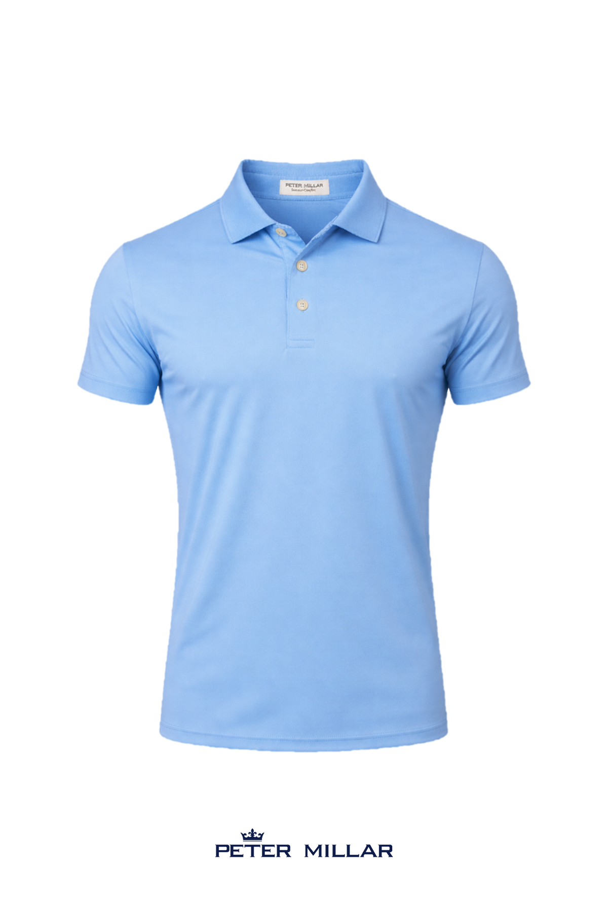 Peter Millar Men's Solid Performance Polo - Self Collar