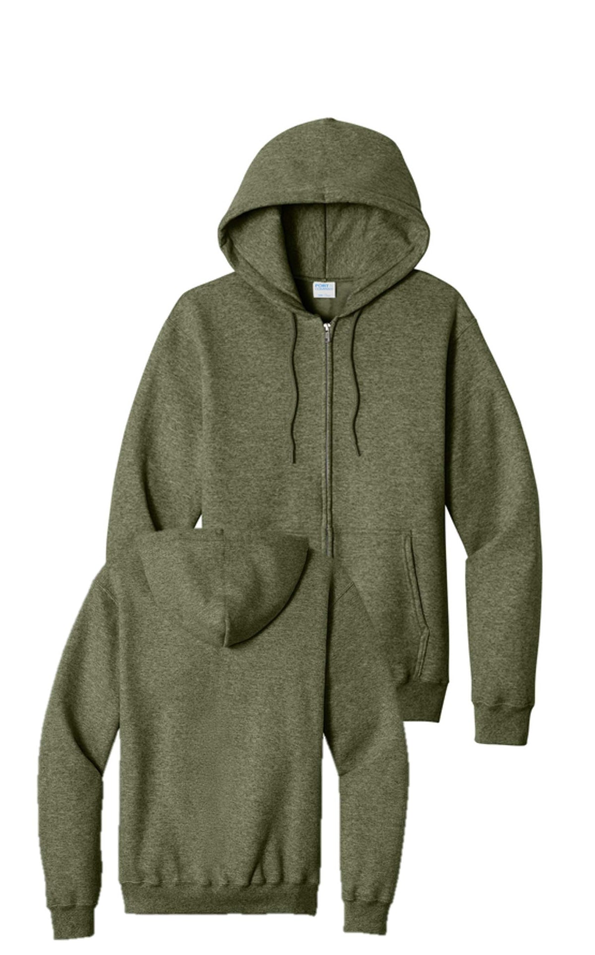 Port & Co™ Core Fleece Full-Zip Hooded Sweatshirt