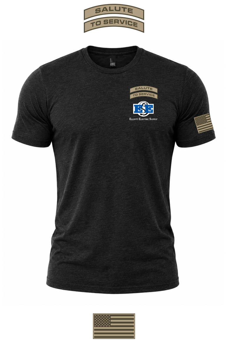 Perfect Blend® CVC Tee SALUTE TO SERVICE