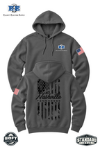 Port & Co™ Core Fleece Pullover Hooded Sweatshirt - Camo Flag